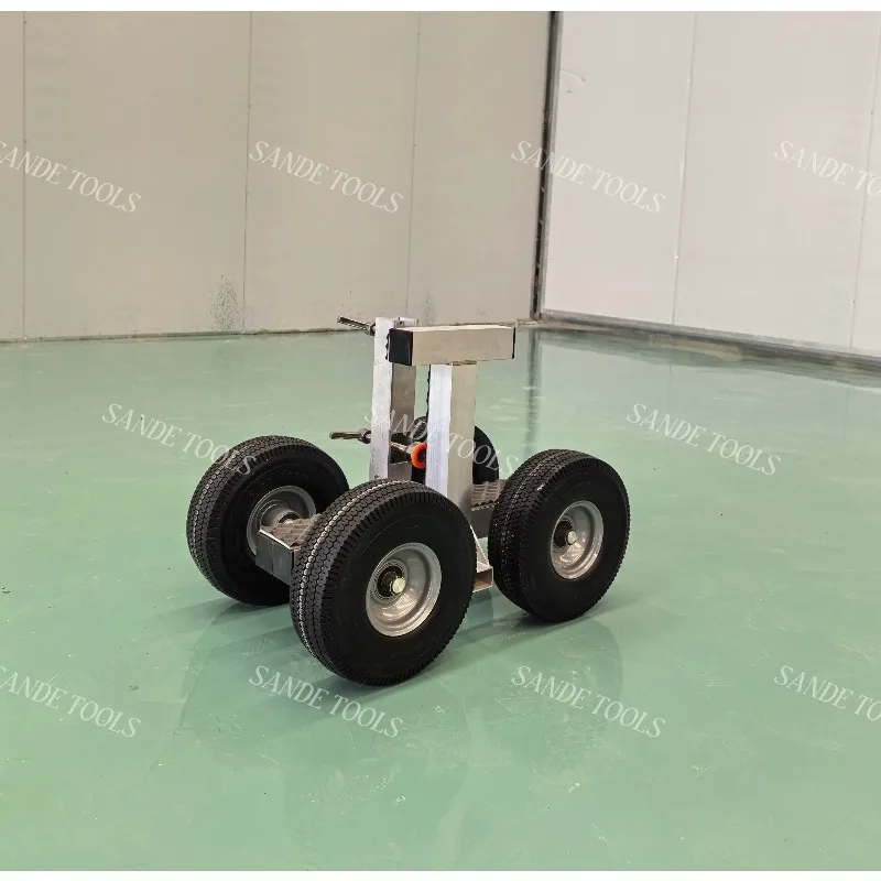 SANDE stone plate transporter, four-wheeled mobile vehicle, aluminum countertop installation truck, installation trolley