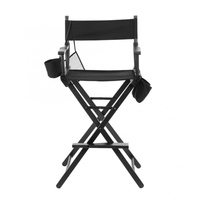 Professional portable makeup chair Lightweight Foldable Desk Makeup Wood Artist Directors Chair tall directors chair