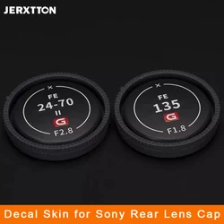 3M Vinyl Decal Skin for Sony Rear Lens Cap Wrap Film Sticker 12-24 24-70 20-70 16-35 24-105 24 35 50 55 70-200 85 100 135 200