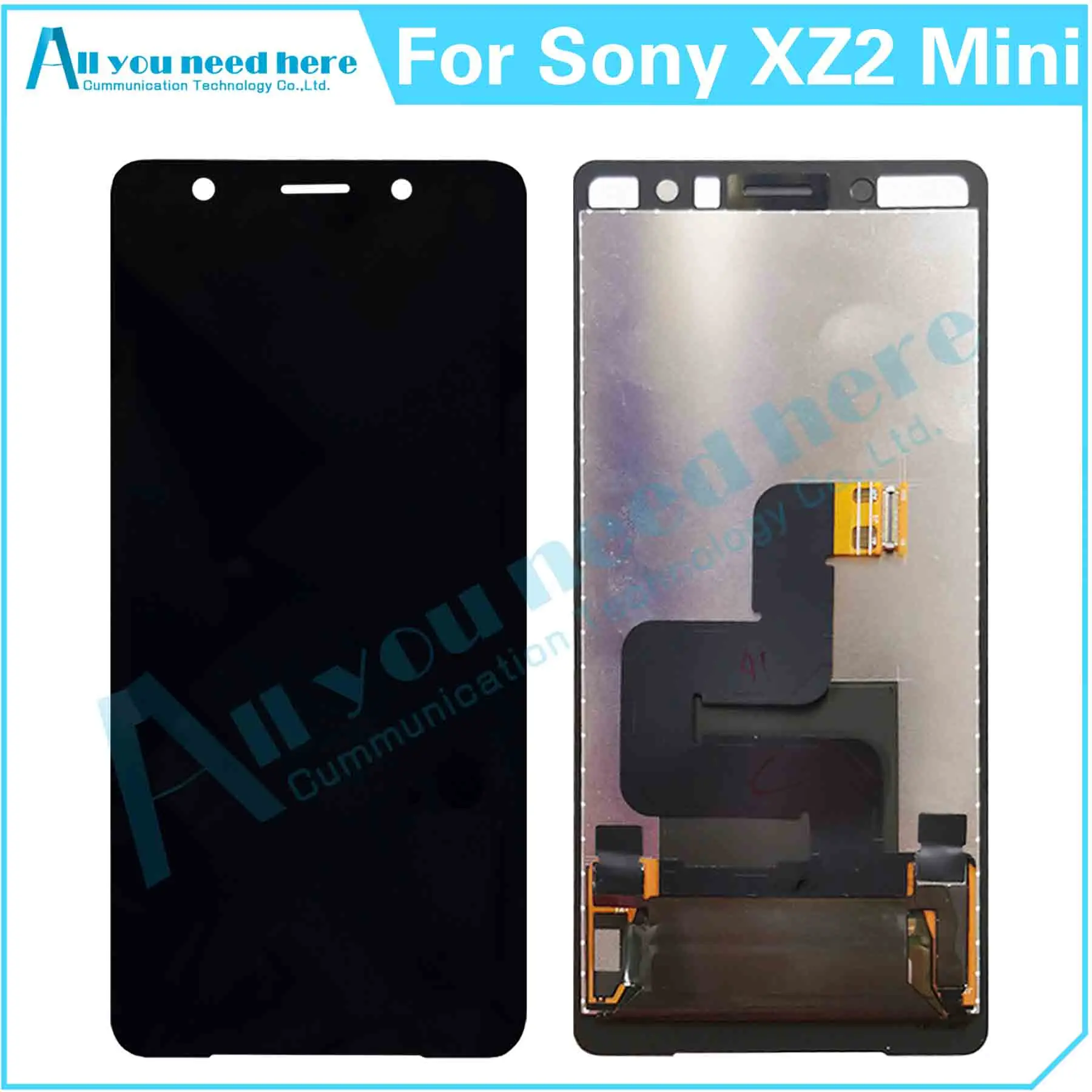 100% Test For SONY Xperia XZ2 Compact X Z2 Mini H8324 H8314 LCD Display Touch Screen Digitizer Assembly Repair Parts Replacement