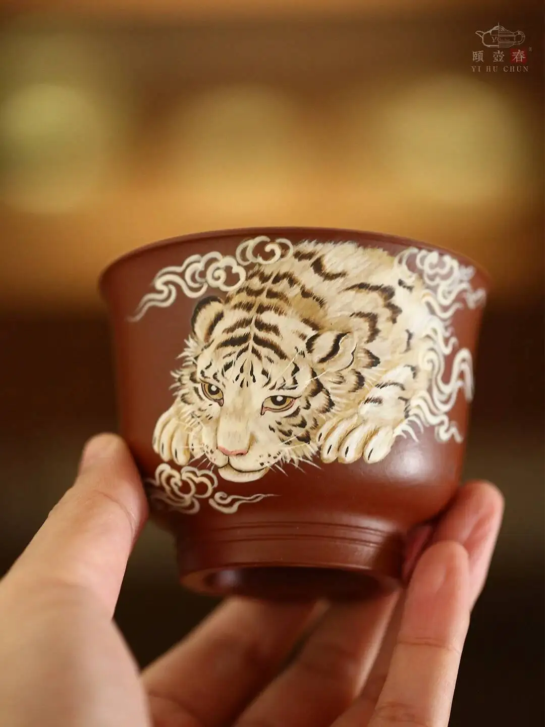 Yihu Chun (Yixing Spring) One Sigh Brings A Breeze Yongle 150C High-End Yixing Zisha Exquisitely Hand-Painted Zhiyu Clay Master