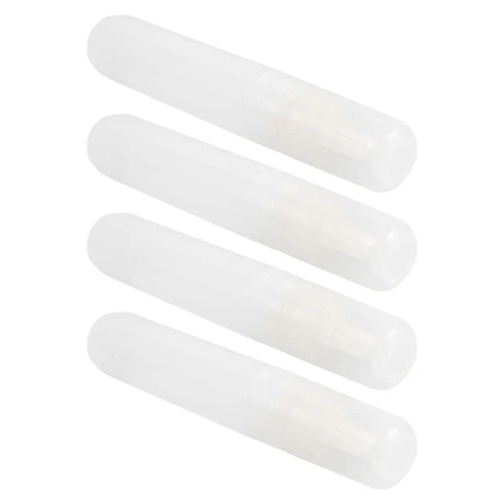 

4Pcs Refillable Empty Marker Pens Transparent Body Flat Tip 10Mm Refillable Paint Pen for Crafting Painting Writing Rock Art