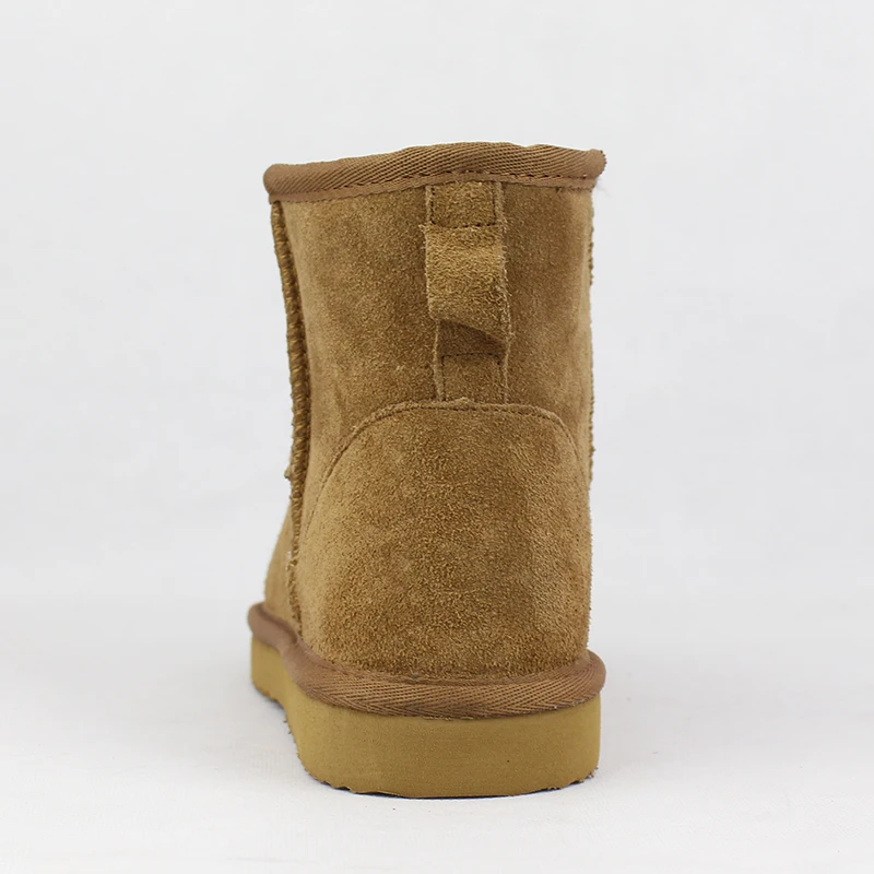 UVWP New Fashion Australia Classic Men Snow Boots Top Quality Genuine Leather Ankle Boots Warm Winter Boots Mens Shoes