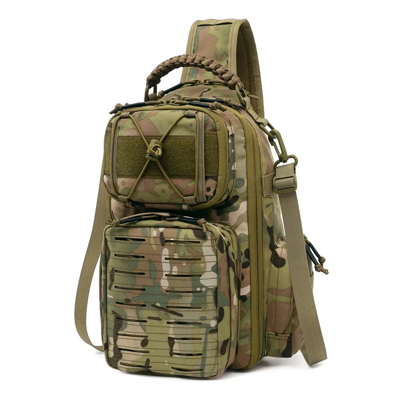 

Тактическая большая нагрудная сумка Tom, спортивная боевая сумка на открытом воздухе, камуфляжная сумка через плечо, сумка через плечо, сумка-лучник, рогатка