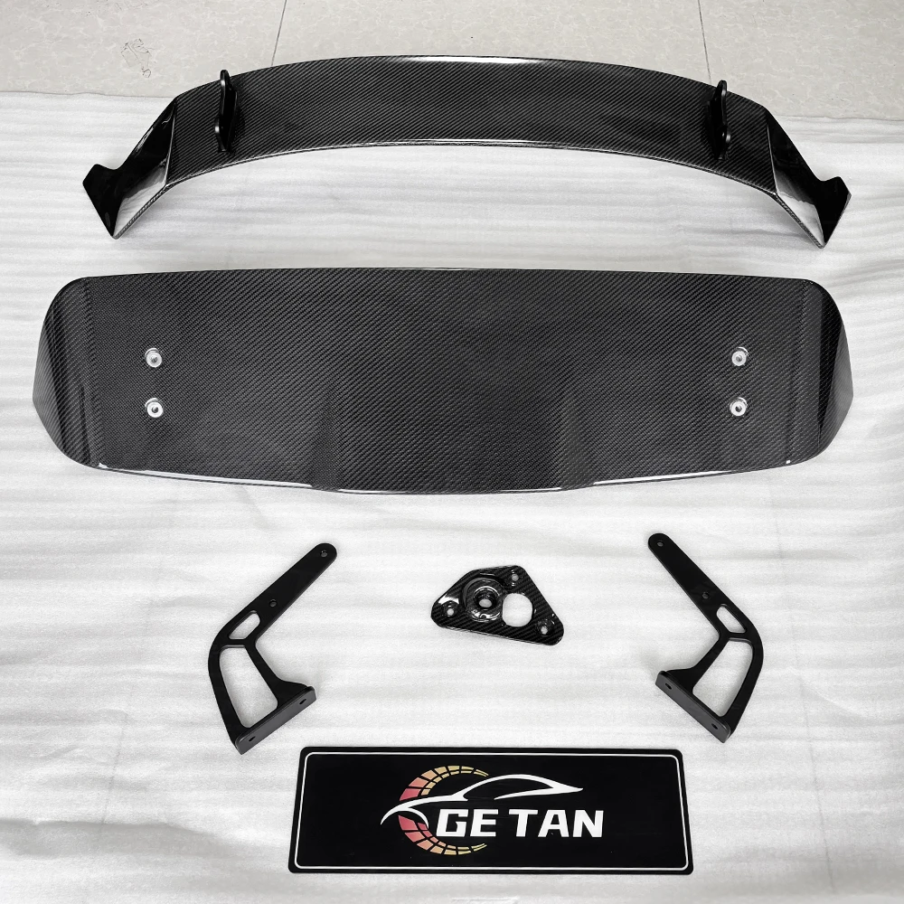 DRY Carbon Fibber GRMN Style High Polished Spoiler Wing Replacement for 2020- Toyota GR Yaris-Fitment Tested Easy Screw