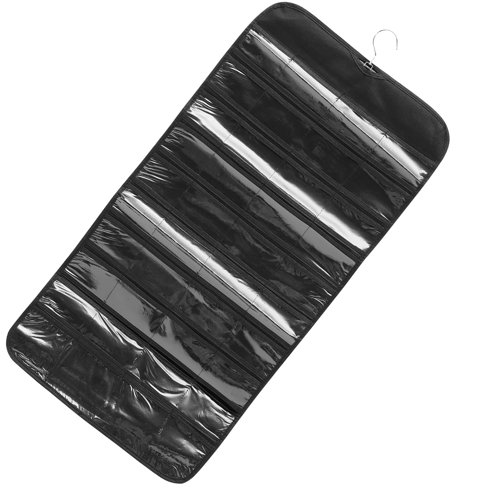 Double Sided Large Hanging Jewelry Organizer Bag Necklace Earring Storage Organizer Hanging Jewelry Holder Home Necklace Bag