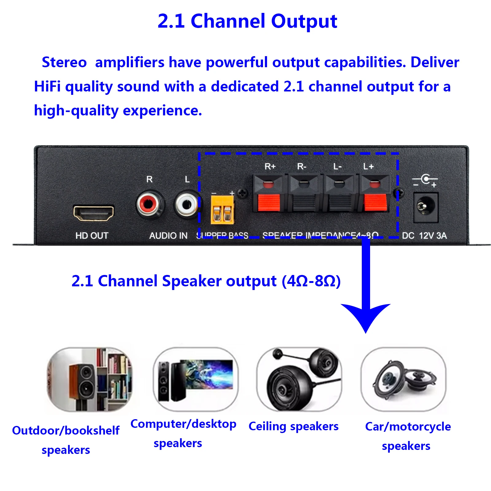 Рисунок 4 - ST-838 HiFi 2,1-канальный усилитель
