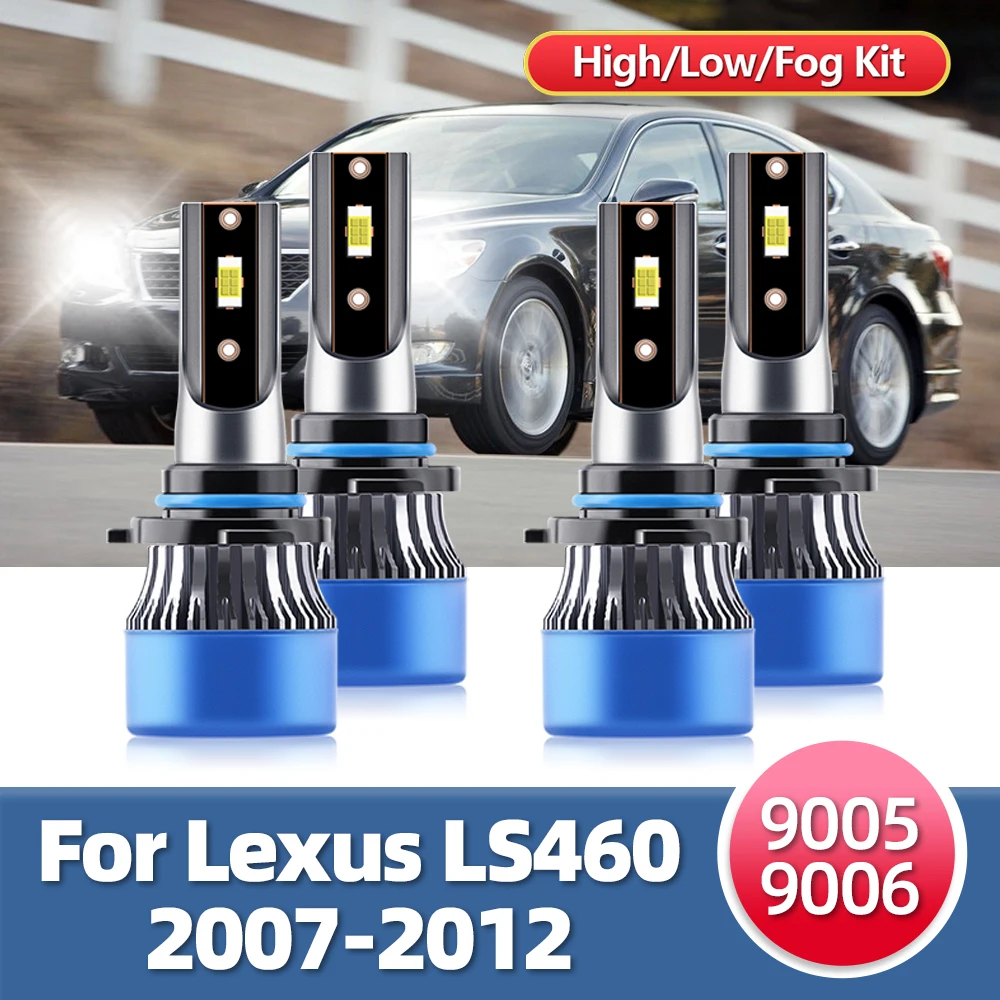 LSlight 110W Led Headlight Bulbs 12V High Beam 9005 Fog 9006 CSP Lights Car For LEXUS LS460 Year 2007 2008 2009 2010 2011 2012