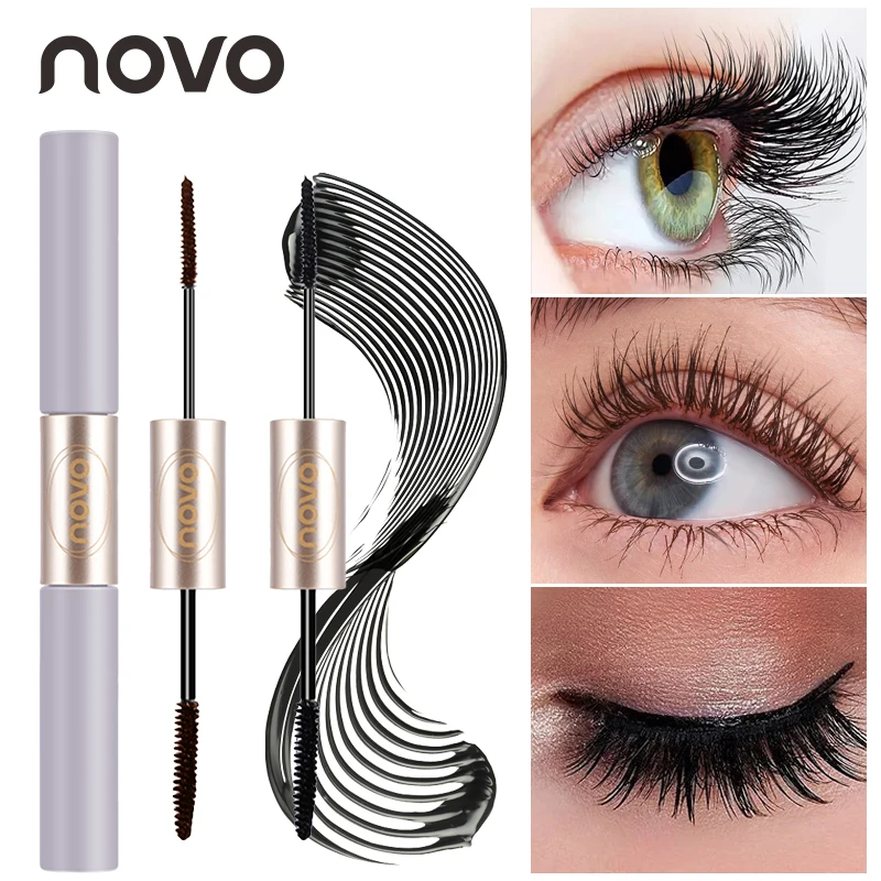 両端マスカラ、まつげプライマー＆マスカラ、細筆＆太筆ヘッド、ボリュームアップ＆長さ出し、長持ち、耐水性