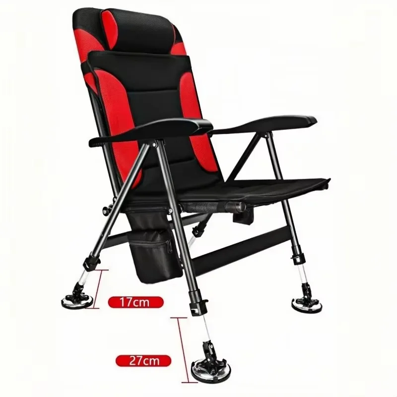 

Factory Adjustable Multi-gear Five-gear Backrest Lift Portable Outdoor Folding Deck Chair Camping Garden Beach Fishing Chair