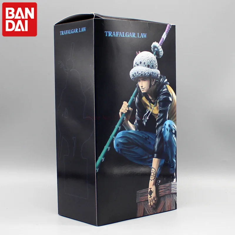 Figurines d'action de dessin animé One Piece, posture de squat, loi de l'eau Trafalgar D, le royaume de FTP, modèle d'ornement de renforcement, jouet pour enfant