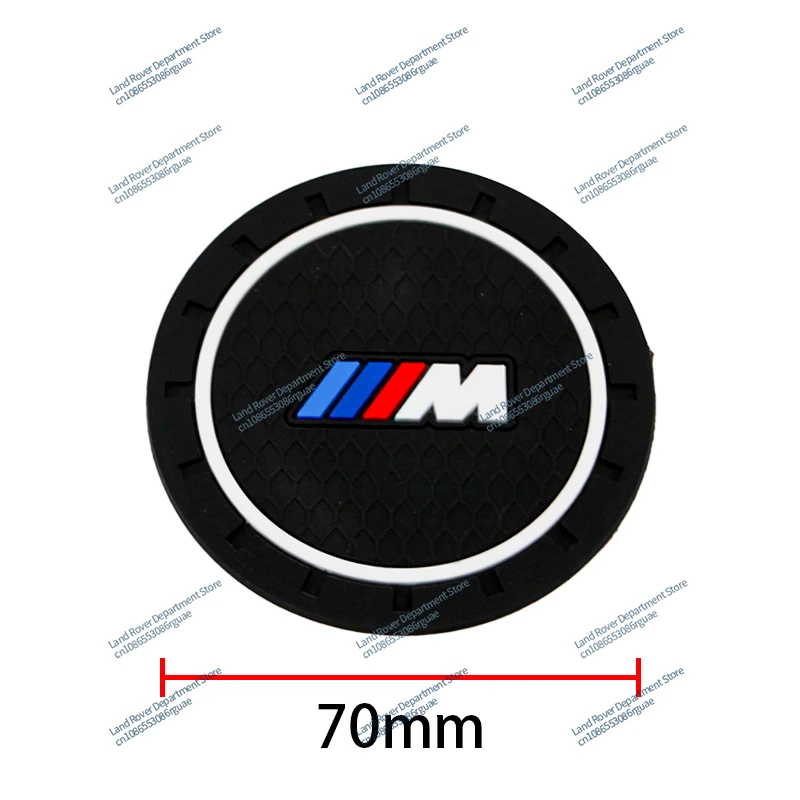 1/2Pcs Car Waterproof Coaster Non Slip Water Cup Pad Mat For BMW X1 X2 X3 X5 X4 X6 X7 G30 G20 G32 G11 G12 F40 F30 F20 F10 F34