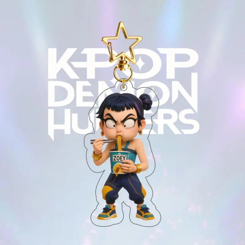 Breloczek Akrylowy Kpop Huntrix Saja Boys Demon Hunters Anime Filmy Akrylowe Akcesoria Dekoracyjne Prezent dla Fanów