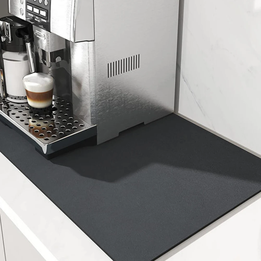 

Premium Reusable Coffee Maker Non-Slip Heat Resistant Pvc Kitchen Counter Washable Bar Mat Household Coffee Station Accessories