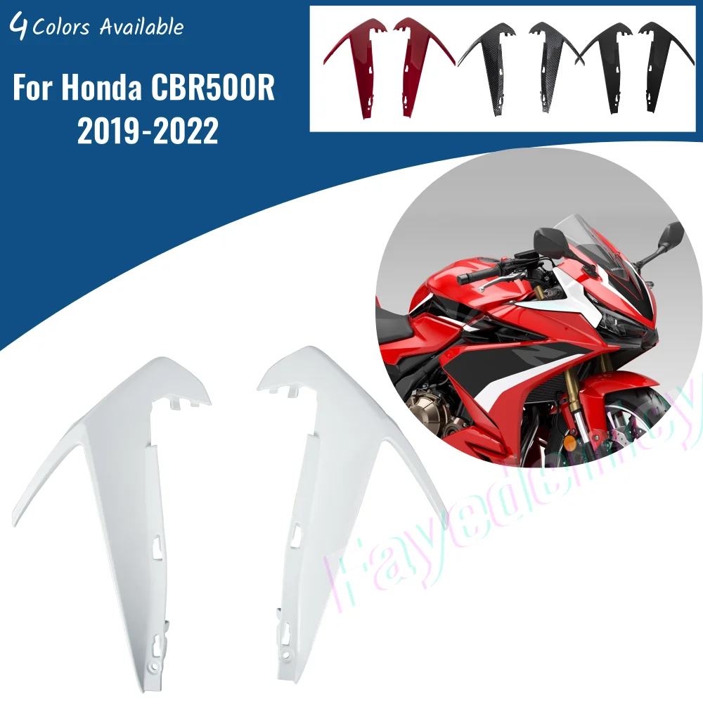 Motorcycle Upper Headlight Side Fairing Cover Panel for Honda CBR500R 2019 2020 2021 2022 CBR 500R CBR500 R Accessories