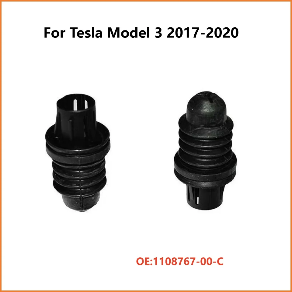 OE 1108767 Spring Loaded Tailgate Rubber Cushion Buffer Stop Rear Door Shock Absorbing Stopper Fit Tesla Model 3 2017 2018 2019