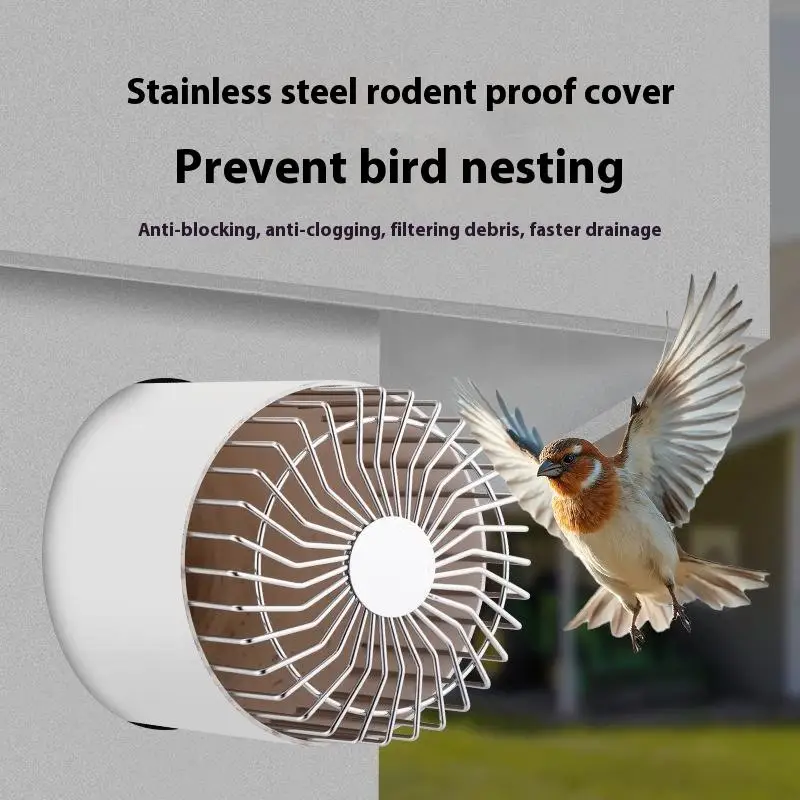 

(Лето6) Трап для пола на крыше из нержавеющей стали Дренажная крышка для уличного балкона Полезная крышка от дождевой трубы на крыше Дренажный сантехнический фитинг