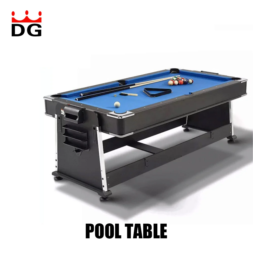 Multi Game 6 FT 7 FT 4 In 1 Rotating Air Hockey Snooker Pool Dining Billiard Table Tennis Table for Adults