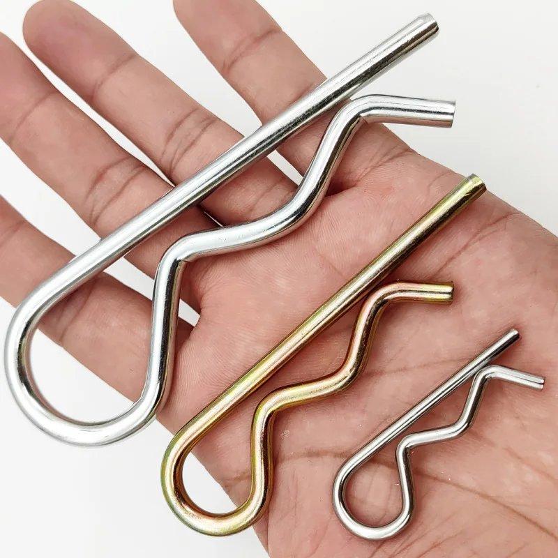 304 stainless steel stool nail R-clip, anti-corrosion and rust proof, industrial fixed trailer locking system accessories
