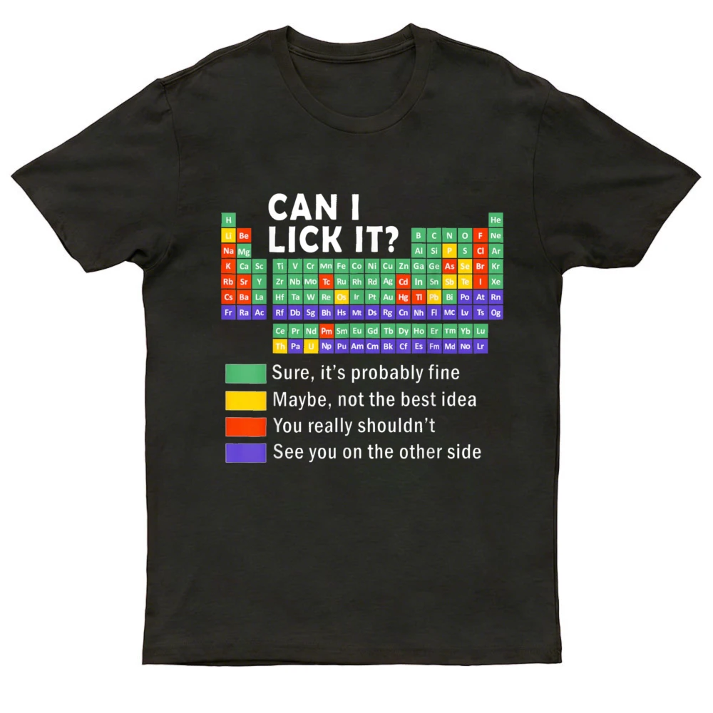 Fun Elements Periodensystem Farbcodemuster T-Shirt für Männer und Frauen, Chemie-Witz, Wissenschaftslehrer, Schüler-T-Shirt – Detail 2