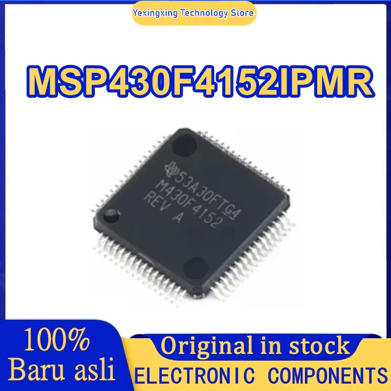 5PCS MSP430F4152IPMR MSP430F4152 MSP430F MSP430 MSP IC MCU Chip LQFP64 100% New Original in stock