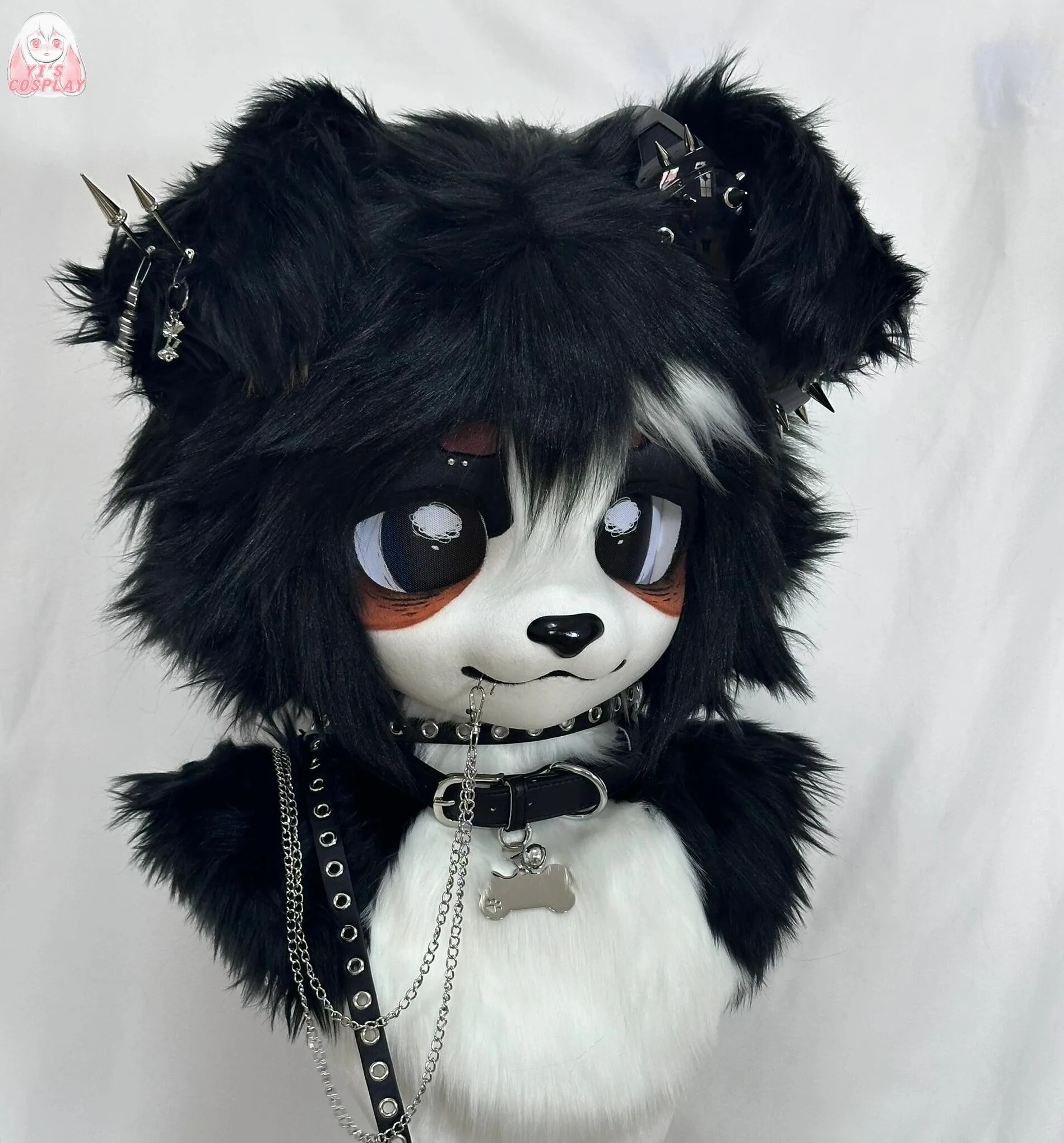 

Handcraft Customized Fursuit Kemono Head Handmade Custom Fursuit head Furry Kigurumi Head Yis Cosplay Kemono Headsets Beast
