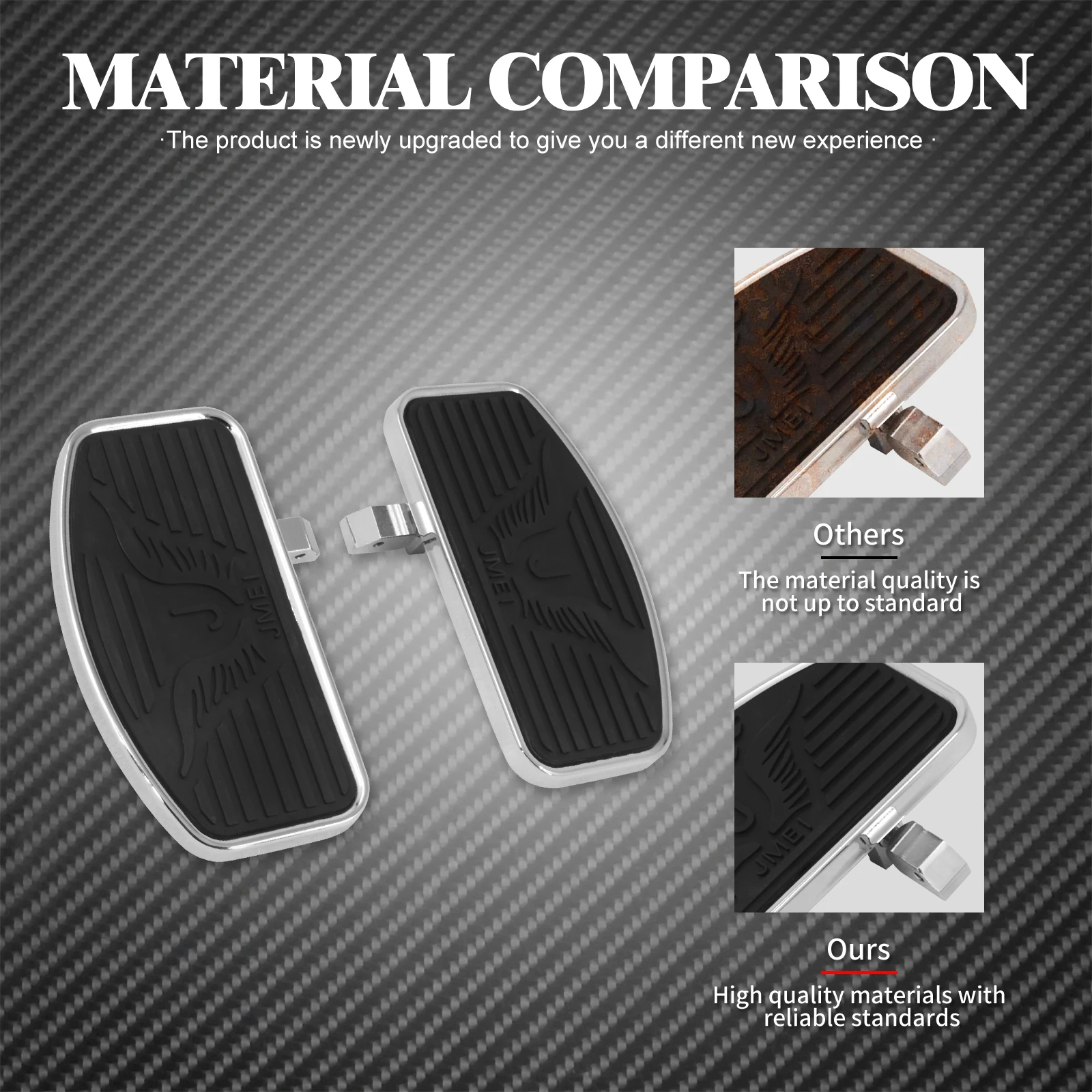 Motorcycle Front Rear Floorboard Driver Passenger Footrest Wide Footpeg For Yamaha Dragstar For Honda Shadow For KAWASAKI Vulcan
