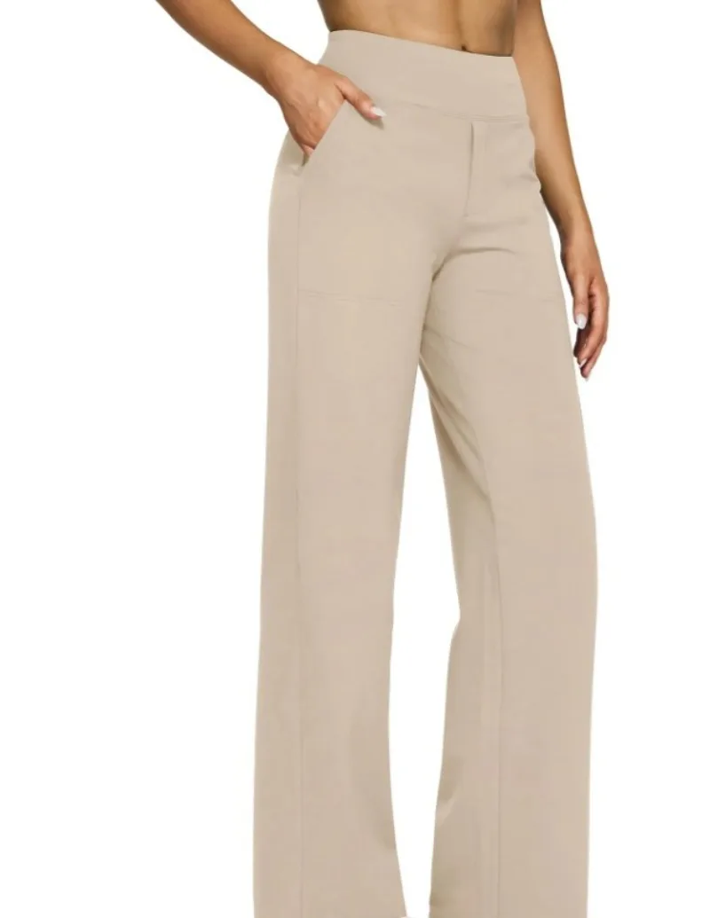 UNITIM Damen-Trainingshose mit weichen, geraden Beinen und Taschen, Yoga-Hose für Damen, lässige, gerade Hose mit hoher Taille, Sport, Yoga, Joggen – Detail 3