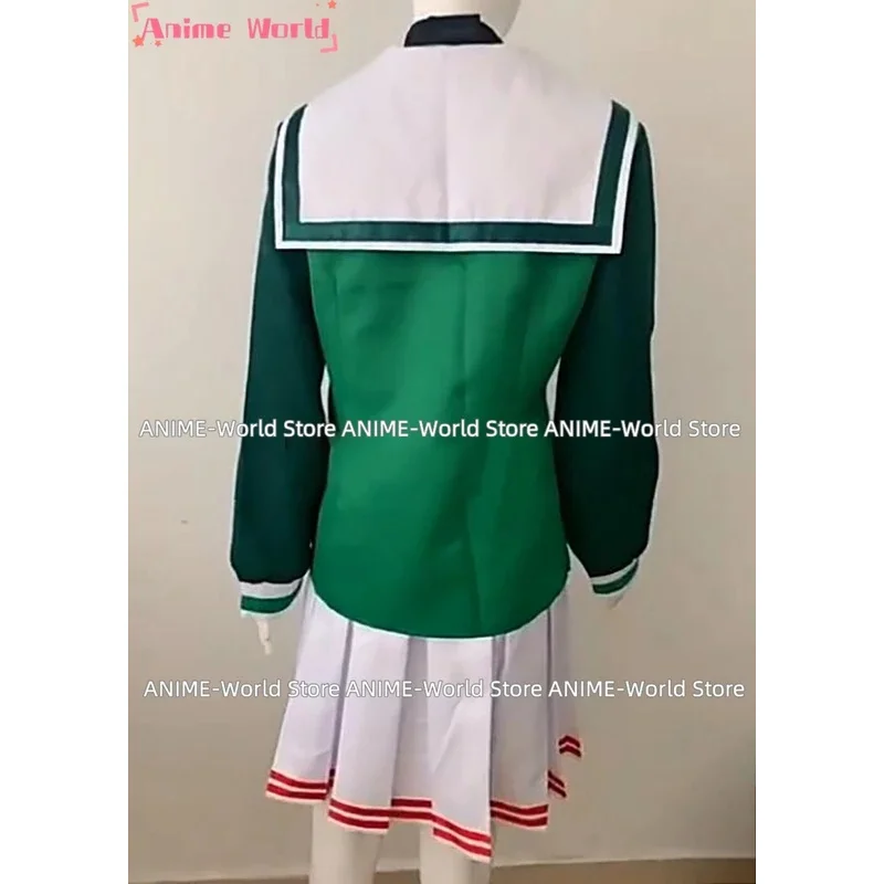 《 Custom size 》 Game Kanna Kizuchi Cosplay Costume Wig Women Party Suit Top Skirts Neckwear Halloween Uniforms
