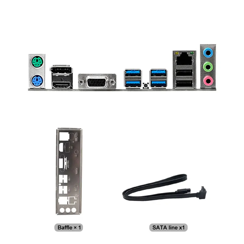 La scheda madre JGINYUE AMD B550 M-ATX AM4 supporta i processori Ryzen R5 serie 4000/5000 DDR4 RAM PC desktop PCI-E 4.0 B550M GAMING