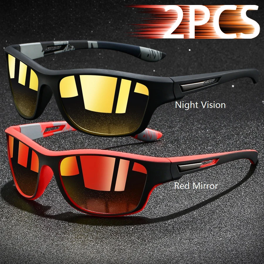 Modische Vintage-Sonnenbrille für Radfahren, Angeln und Sport - Unisex-Sonnenbrille für Laufen, Radfahren und Bergsteigen – Detail 21