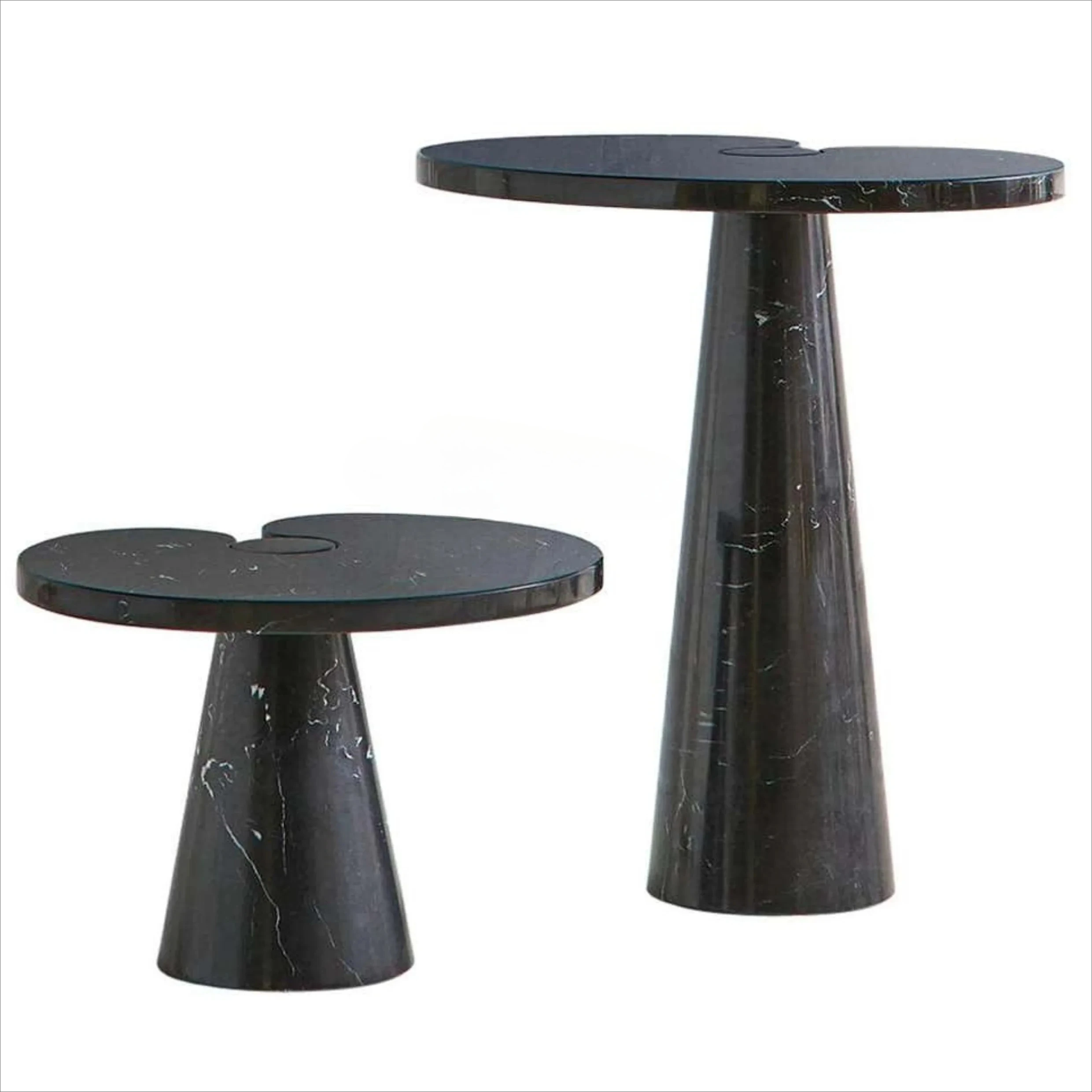 

Креативный край из натурального мрамора, дизайнерская модель виллы, гостиная, диван, приставной столик специальной формы, высокая и низкая комбинация.