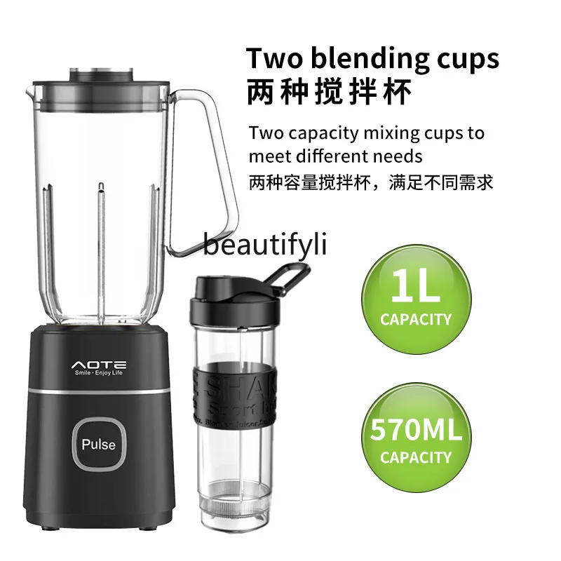 Exprimidor portátil de doble taza, mini exprimidor eléctrico europeo de 220V