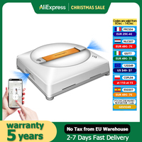 LIECTROUX YW710 Robot Window Vacuum Cleaner,Double Spray,Laser Sensor,Home Floor Windows Robot Vacuum Cleaner,App&Remote Control