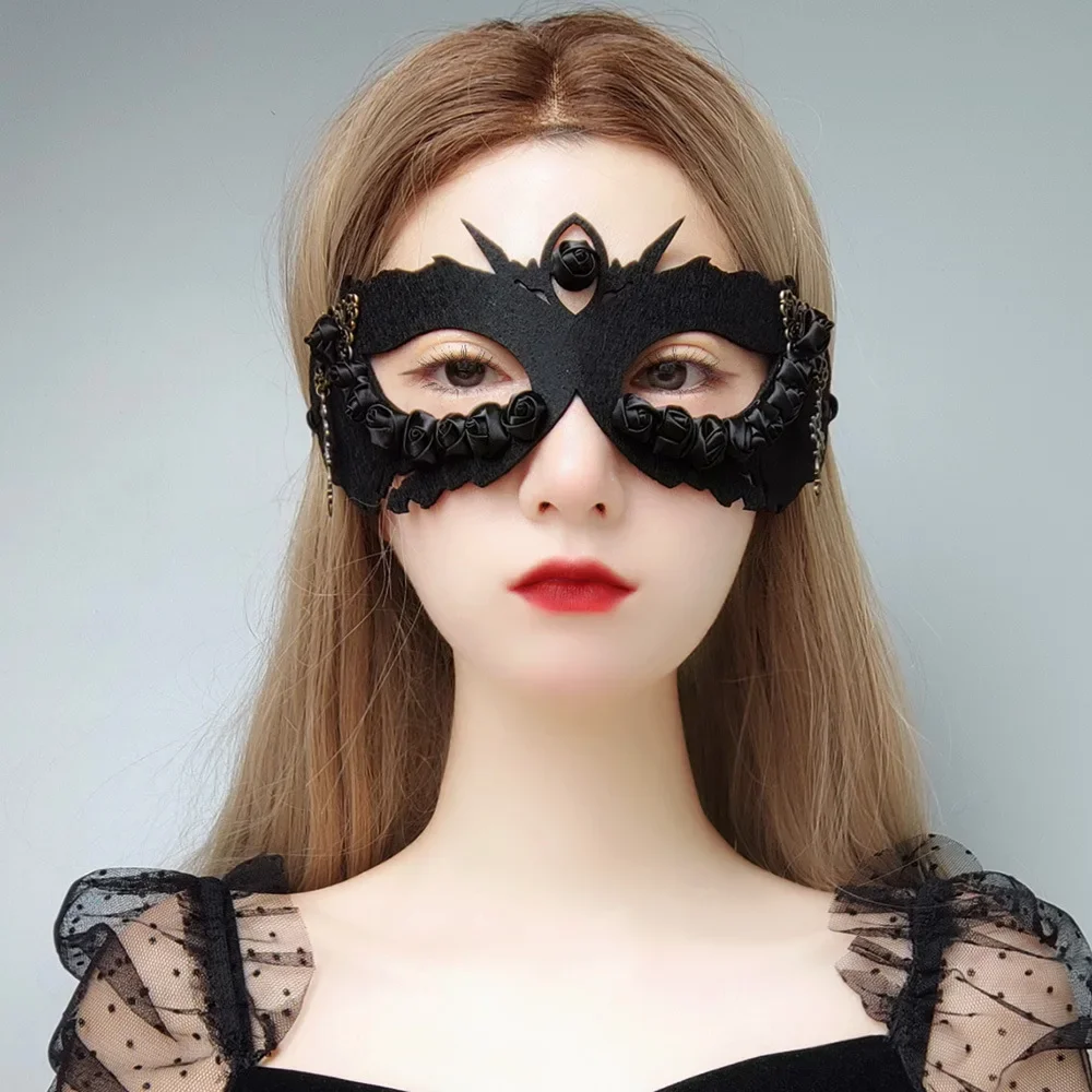 

Halloween gothic cross half face mask amazon