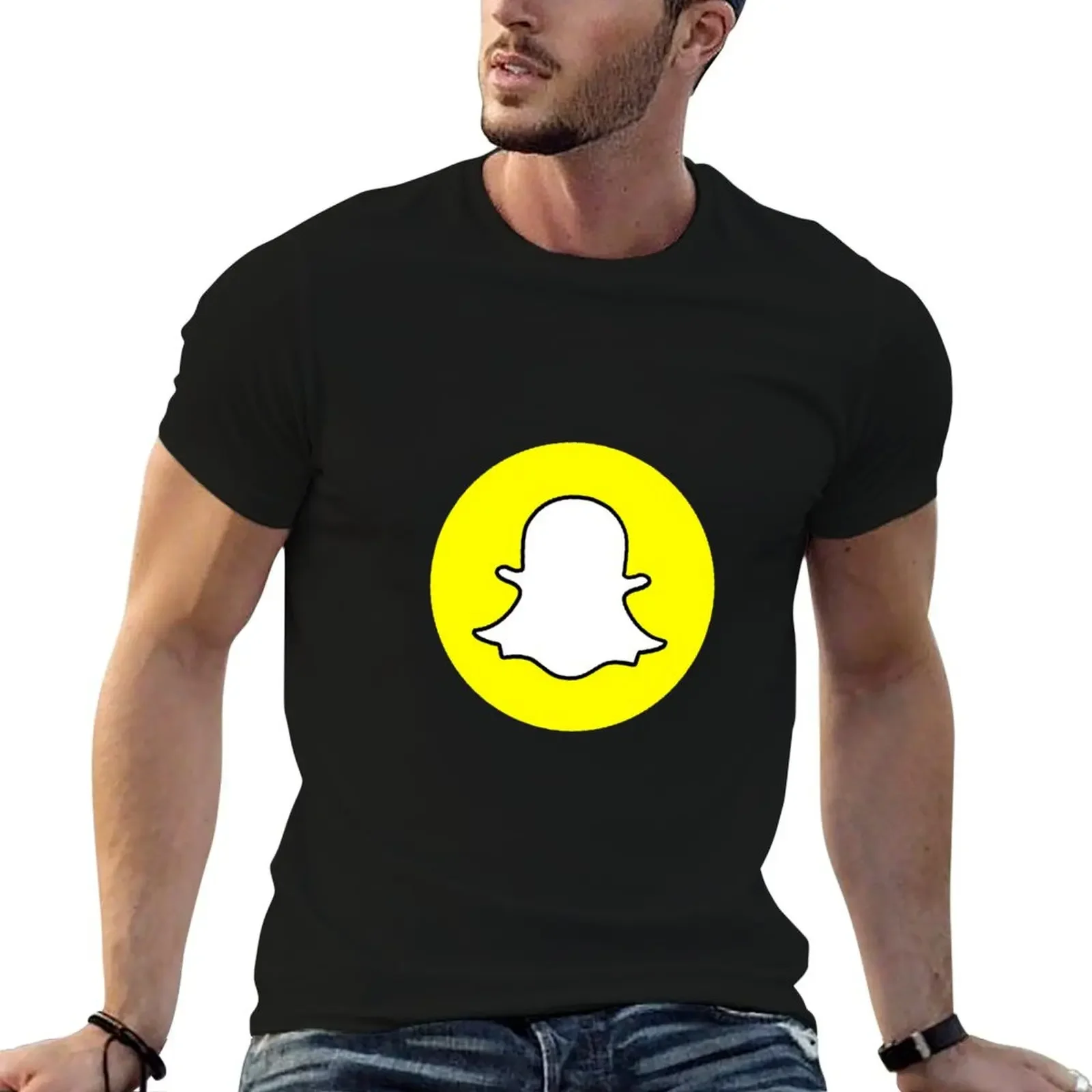 

Snapchat shirt T-Shirt cute clothes for a boy Men's t-shirts