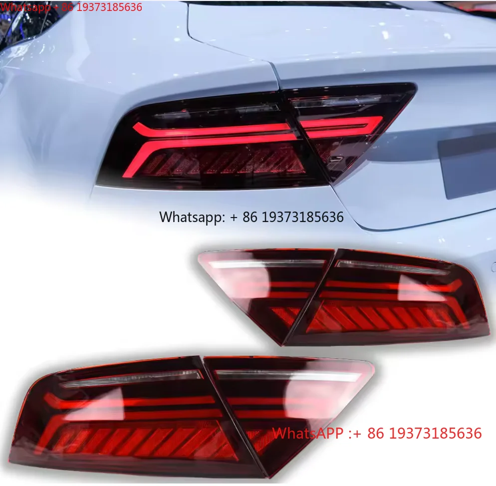 For Audi A7 2011-2018 RS7 Used High Quality LED Tail Light with Dynamic Signal Animation Red Lens Reverse Brake Accessories