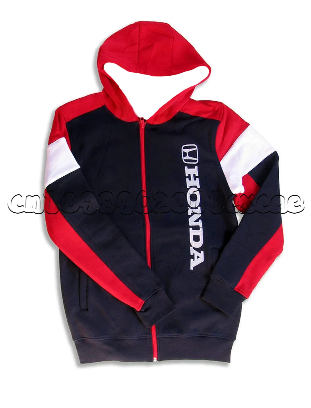 هوندا سباق سستة هوديي أجنحة 3D مطبوعة دراجة نارية هواية الدراجات هوديي الكبار والأطفال الخريف / الشتاء الطبعة #3