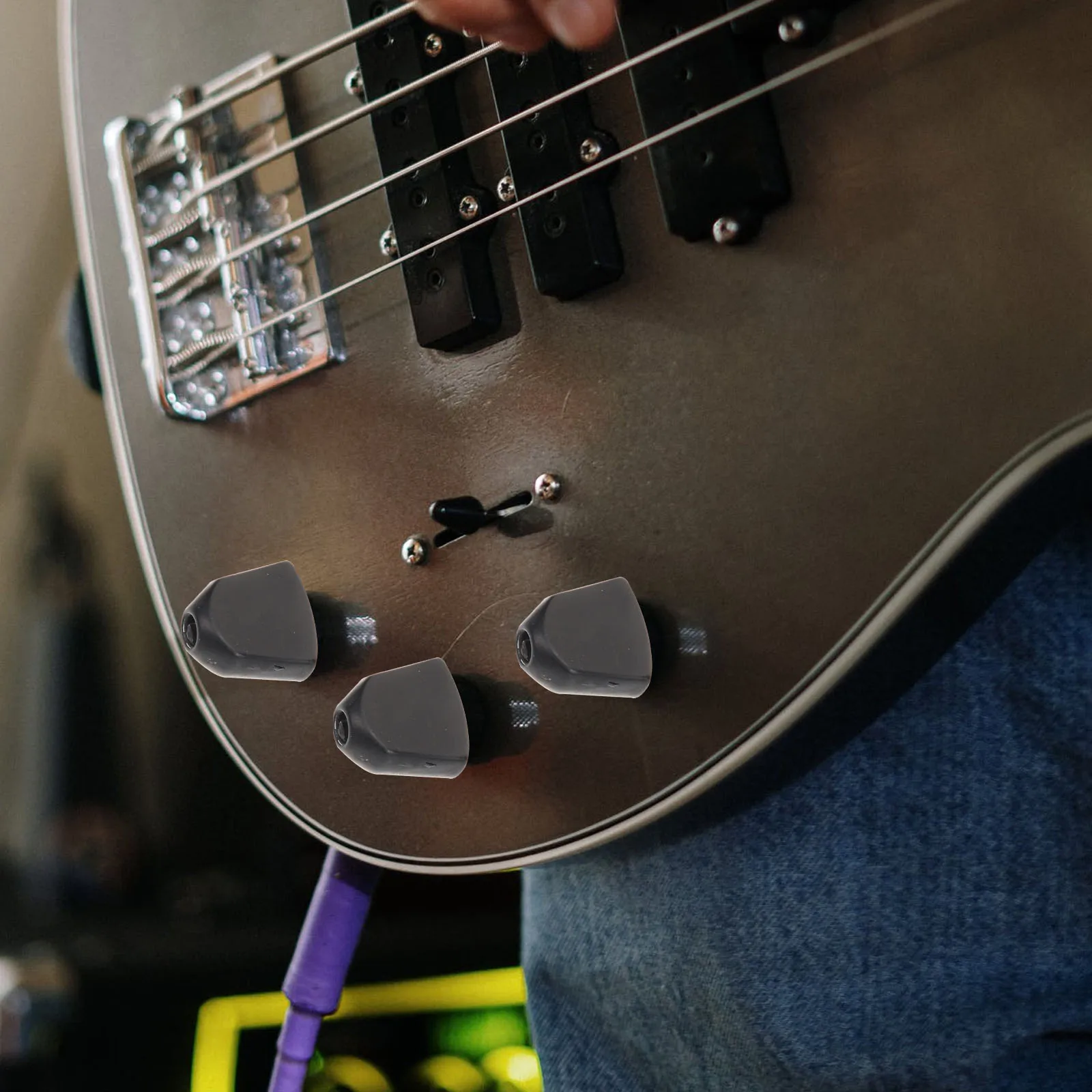 

1Set Guitar Tuner Pegs Acrylic Durable Replacement Knobs Professional Control Caps Electric Guitar Accessories