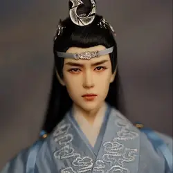 1/6 Original Figure BJD Doll Wang Yibo Realistic Top Quality MDZS Lan Wangji Head Body 30cm Tall Limited Collection High Art
