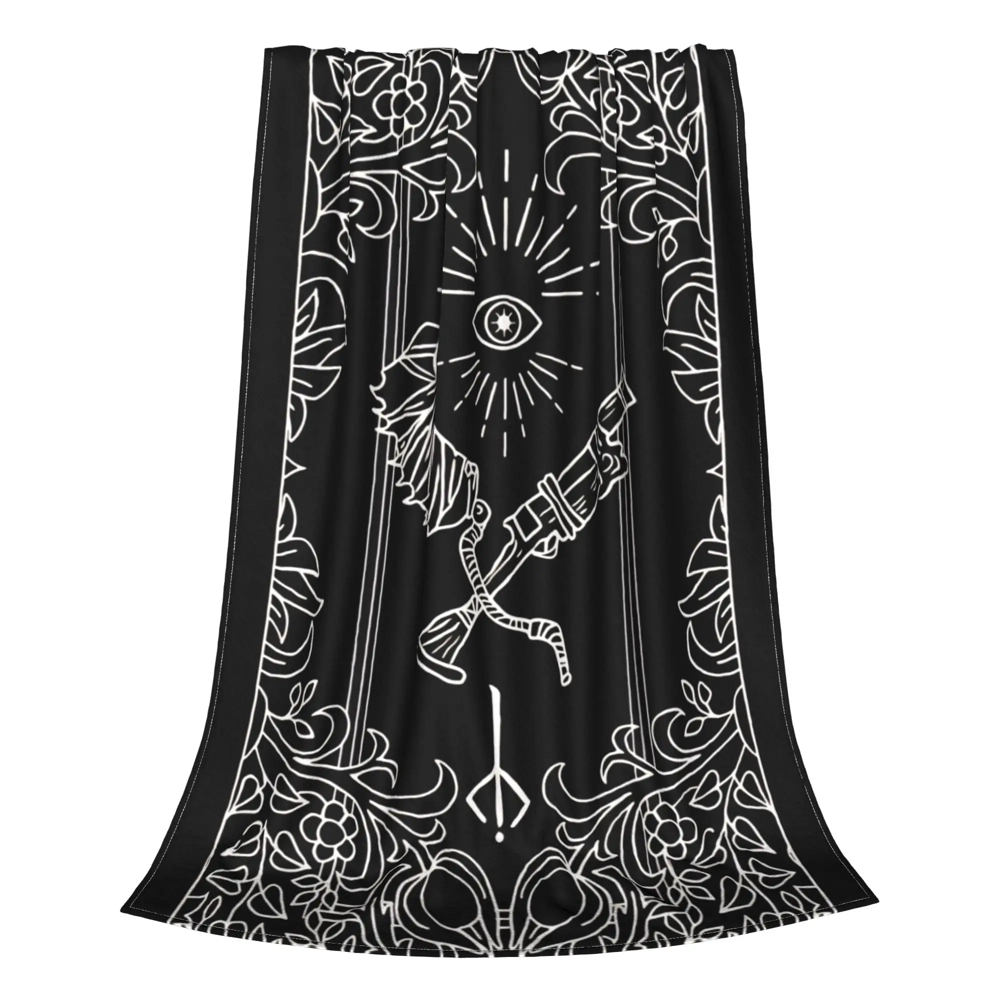 1PC Home Cute Room Decor Dark Fantasy Gothic Creature Blanket Throw Blanket Bloodborne Novelty Warm Blanket All Season