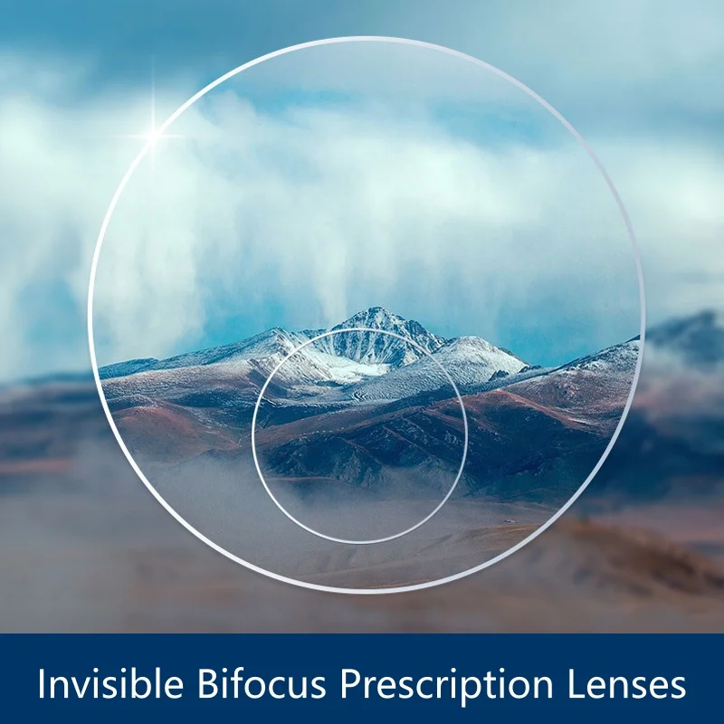 Lentilles de lecture progressives bifocales MR-8 1.56 1.61 1.67 pour vision de près et de loin, lentilles optiques de prescription bifocales pour myopie et presbytie