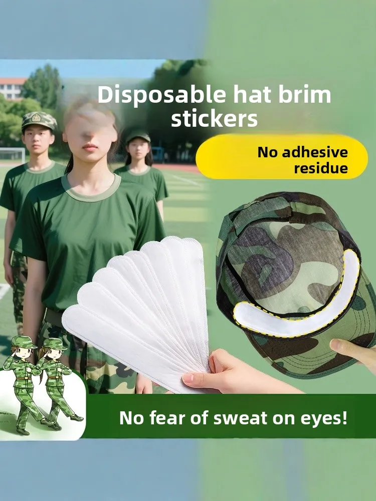 fita-absorvente-de-suor-descartavel-para-aba-de-chapeu-item-essencial-para-alunas-do-ensino-medio-conjunto-completo-para-do