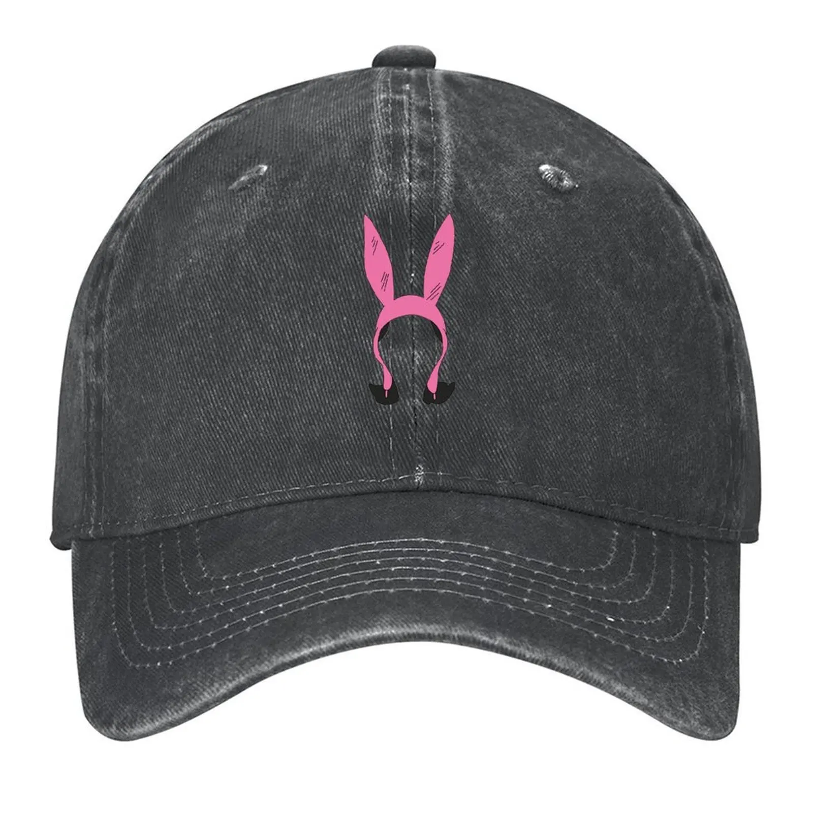 

Louise Bunny Ear Hat with hair Baseball Cap beach hat Horse Hat Golf Vintage Women's Hats For The Sun Men's