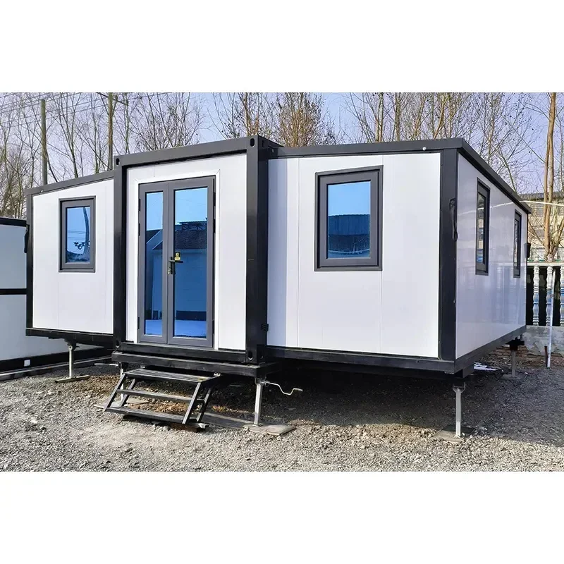 Prefab Tiny Homes 2 3 Bedrooms Luxury Prefab Expandable Container House 20FT 40FT Folding Room Expandable House Netherlands