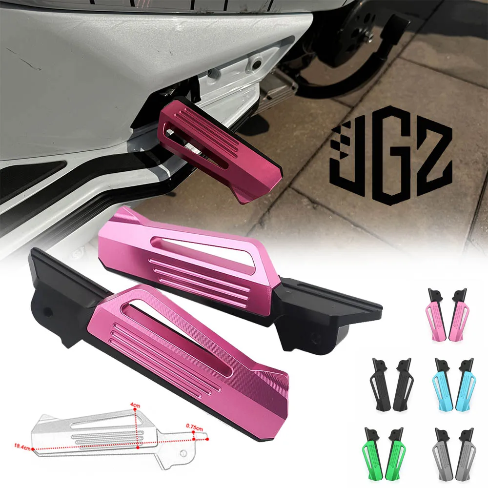 

Подножка для мотоцикла, алюминиевые задние пассажирские педали с ЧПУ для Lambretta X300 X200 X250, аксессуары