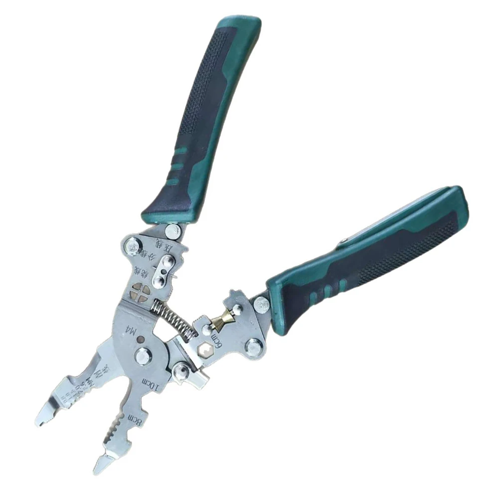 

Складной инструмент для зачистки проводов для резки проволоки, обжимной разделитель проводов со шкивом, многофункциональный ручной инструмент для намотки проволоки электрика