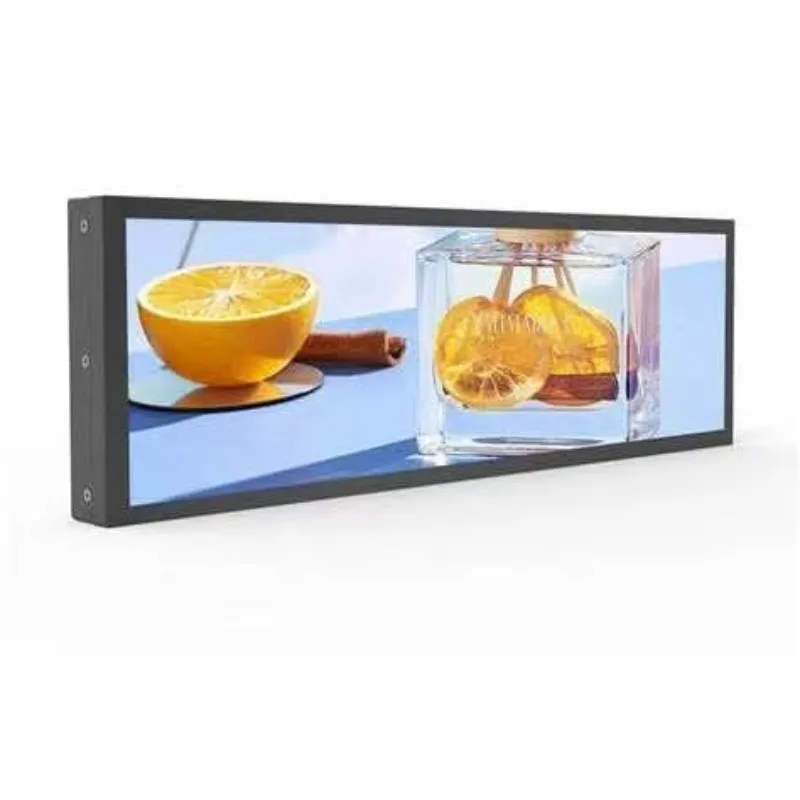 2026 BOE 39.5 Inch ≥3:1 Stretched Bar Shelf Strip Screen Display 1920*540 With 350 Nits Advertising Stretched Bar Lcd Screen Di