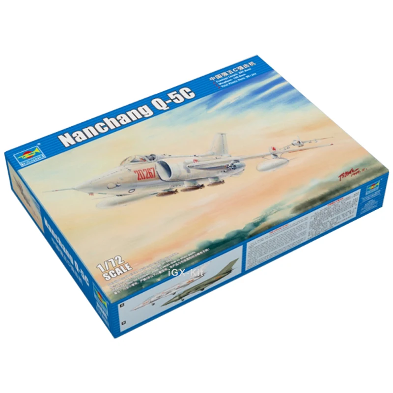 

Модель самолета Trumpeter 01685 1/72, модель самолета Nanchang Q5, пластиковая сборка, игрушка, подарок, набор для строительства