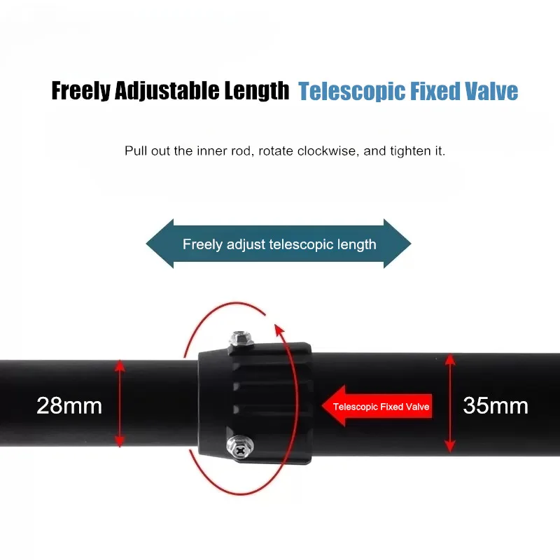 Black Super Long Bracket 75-150cm/100-200cm I-type Universal Hemispheric Hoisting Telescopic Dome Camera Ceiling Mount Bracket